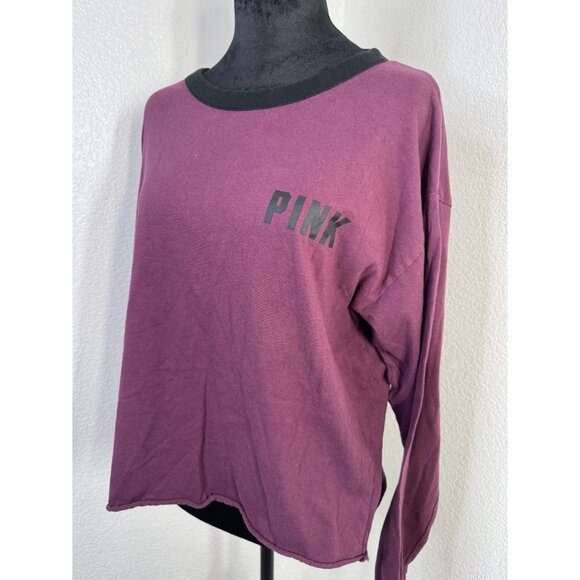 Victorias Secret PINK Womens Long Sleeve Graphic Tee large - Picture 2 of 4